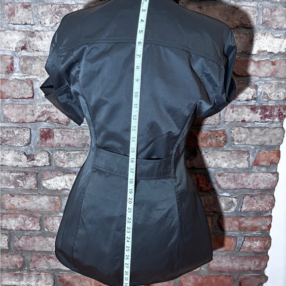 Versace Jeans Couture Collection Black fitted trench style coat - Picture 8 of 13